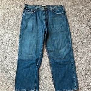 Lee Relaxed fit Straight leg dark wash jeans 42x30